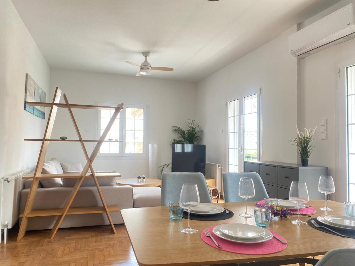 Faliro Comfort Apartment 10 Mins Walking To The Beach Athena Bagian luar foto
