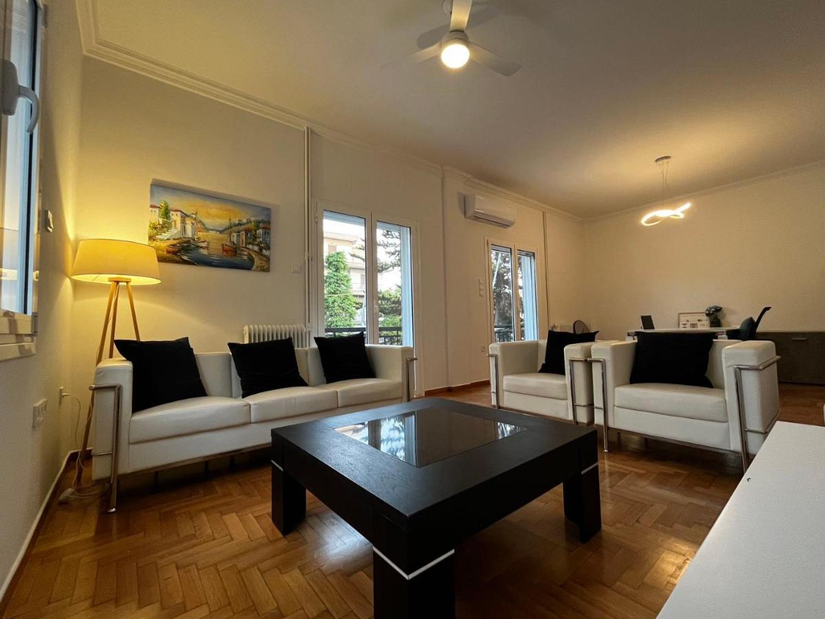 Faliro Comfort Apartment 10 Mins Walking To The Beach Athena Bagian luar foto